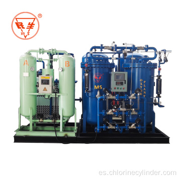 China different types  O2 generator purity making  filling machine  plant for  south america